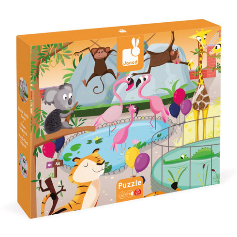 JANOD - Tactile Puzzle - Zoo